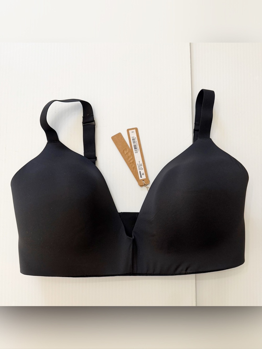 NEW Skims Wireless Form T-Shirt Bra - Black - Size 38DDD